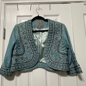 Double D Ranch Blue Embroidered Jacket